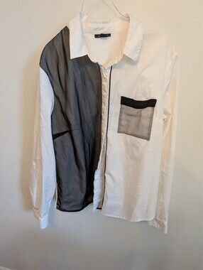 I Heart Ronson Monochrome Button Down